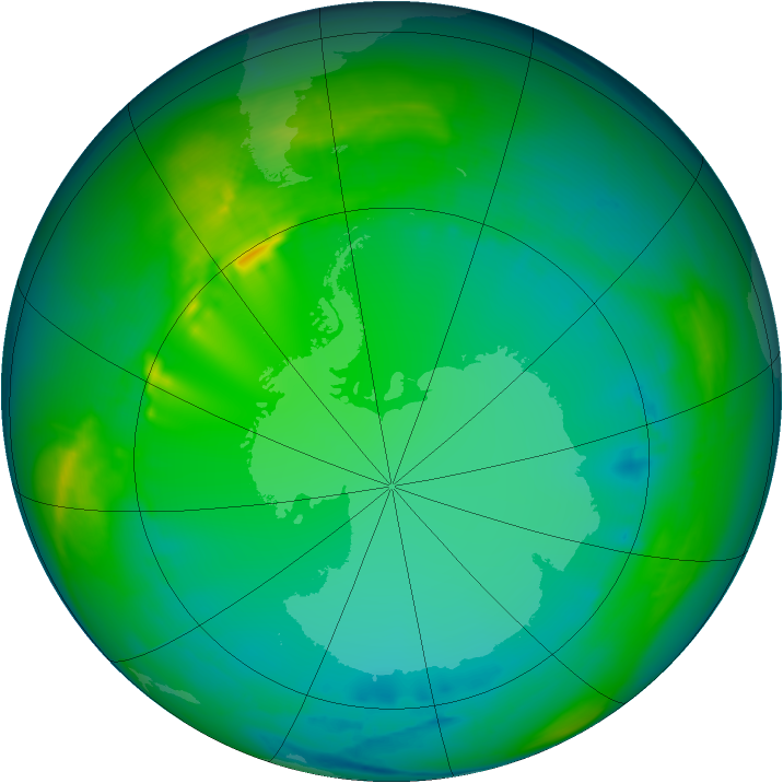Ozone Map 2007-07-20